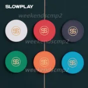 SLOWPLAY哥德爾系列德州撲克陶瓷籌碼單組裝有數字無數字