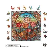【YouRPUZZLE】湖畔之韻(檢驗合格 不規則木製拼圖 AI繪製)