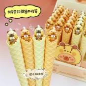 高顏值筆 仙女筆 學生筆 上班筆 搞怪筆 卡皮巴拉甜筒筆高顏值中性筆可愛0.5創意黑色爆款學生冰淇淋水筆