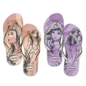(店+)【havaianas 哈瓦仕】女拖鞋 Slim Princess 迪士尼公主系列 小美人魚 睡美人 粉紫兩色(女鞋 人字拖 夾腳拖)
