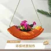 花園裝飾 庭院擺件 園藝裝飾 園藝造景 花園擺飾 庭園裝飾 舊輪胎改造種植器陽臺花園裝飾環保再生材料適合種花種菜創意盆栽