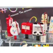 日本帶回 T-arts 日本郵便局 郵筒 吊飾 扭蛋 轉蛋 全5種