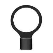 (店+)伸縮連桿扣環 拉杆黑色扣環 交通錐連桿環 三角錐桿扣環 橫桿扣環 組裝快速 連桿配件 伸縮桿扣環 618-ARYB
