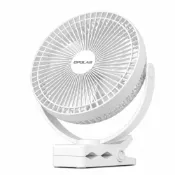 (店+)【BSMI認證 台灣現貨】OPOLAR 8吋夾扇 自動搖頭充電風扇 靜音電風扇 嬰兒車風扇 露營風扇