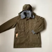 捷克公發 Czech Army M85 Liner Parka 可拆帽毛領 抓毛內裡 軍用防寒大衣 古著vintage