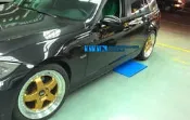 WORK海拉風 大內凹款式18吋 BMW E91 前後配 8J+9J 配胎 225/40-18 + 255/35-18