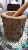 原住民手工藝品：木杯子※杵臼※木製.木雕花瓶※特殊木臼※高貴木雕小杵臼※