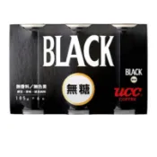【蝦皮直營】日本UCC 人氣首選 Black 即飲無糖黑咖啡 (185gx6罐) 罐裝咖啡 即溶咖啡 飲料 飲品