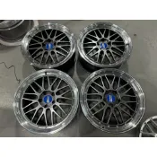 沃克國際-🇯🇵BB‬‎S LM 20 寸‬‎5*120 前後‬‎8.5j et32 原漆原‬‎BKBD鑽石邊‬‎