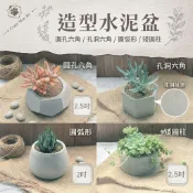【現貨】 水泥盆 手作水泥盆  清水模 花盆 多肉 觀葉 多肉盆栽 家用植物盆 有底孔 園藝 小盆栽 小陶盆  花器