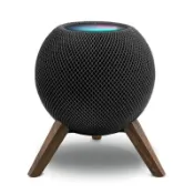 不二屋 Homepod mini支架 胡桃木蘋果音響支架 蘋果小音箱增高架 配件木底座 apple音箱桌面防滑