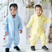 (店+)【Baby 童衣】兒童長袖連身衣 男女童立體造型拉鍊連身服 嬰幼童寶寶連身裝 82043