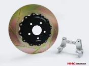 HHC BRAKES VW 福斯 Golf 5 非(GTI / R32) 專用 雙片 後 加大 實心 碟盤 325mm