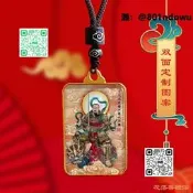 雷祖吊墜定制九天應元雷聲普化天尊神像項鏈男女掛件本命年禮物【可開發票】