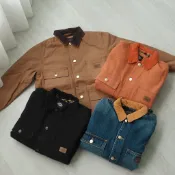 【KT USA 】DICKIES復古外套 工裝外套 牛仔外套 拉鍊外套 燈芯絨領 內刷毛 多口袋 小LOGO
