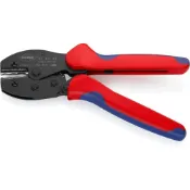 (店+)【knipex K牌】[美德工具]KNIPEX 97 52 37省力型棘輪端子壓接鉗 熱縮套管連接端子