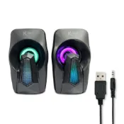 (店+)QB81 LED 二件式彩漾藍牙喇叭