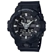 CASIO卡西歐G-SHOCK超人氣大錶徑推出亮彩新色設計採用多層次錶盤設計搶黑為主GA-700-1B