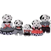 (店+)【森林家族】森林家族 達爾馬提亞犬 可愛動物人偶玩具 玩偶屋兒童禮物