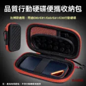 臻選 ✨適用Sandisk閃迪E30/E60/E61/E80/E81固態移動硬盤收納包保護套盒