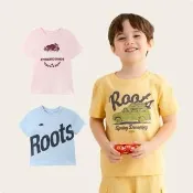 【Roots】童款-精選Roots 經典海狸圖案短袖T恤或洋裝(多款可選)