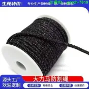【桃園出貨】大力馬5級防割 耐割 繩 防盜箱包揹包 帶子戶外勞保鞋 耐磨圓鞋帶 批發