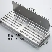 【加厚不銹鋼】304不銹鋼壁掛刀具廚房專用刀架菜刀置物架免打孔飯店食堂商用