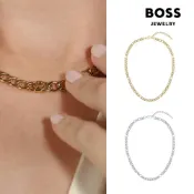 【BOSS】Double B Infinite系列 不鏽鋼費加羅鍊項鍊(2色可選)