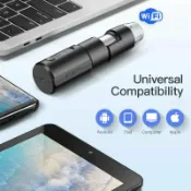 明熙精品屋 【WiFi高清】數位顯微鏡 手機顯微鏡 電腦顯微鏡 光學顯微鏡 1000X放大 電子放大鏡 無線傳輸 即時觀測 科研教學 電路板檢測 珠寶鑑定 戶外探索