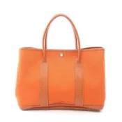 【DOKODEMO】【二手】愛馬仕 HERMES 托特包 Garden Party PM Potiron 皮革帆布 Garden Party PM Potiron 女士二手 B