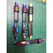 【香香釣具】高仿日本Fuji富士NS-6捲線器座，魚輪座，彩鈦版本，可供Diy，配件，台灣出貨，開發票