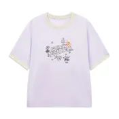 (店+)【LI-NING 李寧】AHSW492-7 LiNing李寧 運動生活系列 迪士尼皮克斯玩具總動員聯名 俏皮簡潔舒適親膚 T恤 女款
