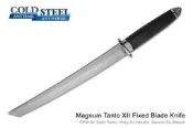 Cold Steel Magnum Tanto XII TANTO新款最長切腹直刀(CPM-3V鋼)-13PMBXII