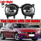 汽車前LED霧燈 63177315559 63177315560 適用於寶馬 F30 F32 F33 F35 F36 霧