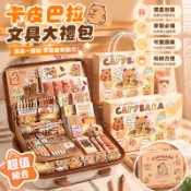 【平價精選】卡皮巴拉筆袋文具套裝大禮包女孩學習用品小學生禮物禮盒開學套裝