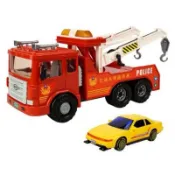 二手🌍韓國 DAESUNG TOYS 大生玩具 交通大隊拖吊車 吊車 道路救援車