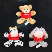 可愛造型動物磁鐵 小熊/乳牛/驢子 辦公室小物（單隻） 小熊家族 泰迪熊專賣店