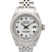 【DOKODEMO】【二手】勞力士ROLEX腕錶 Datejust T 字頭 69174 WH/RO K18WG（白K金）不銹鋼 Datejust T 字頭女錶