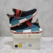 [二手A級] 24.5cm Adidas Human Race NMD 菲董 啟發黑 EE7582