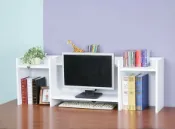 馥葉入主生活有限公司 防潑水可疊式螢幕架 書架 桌上架 置物架 電腦桌 收納架【馥葉】型號SH1124