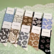 【現貨】北歐芬蘭【新品！限時特價】 marimekko 同款圖案 罌粟花襪子 可愛日系 卡通襪子 古著 花朵襪子 長襪