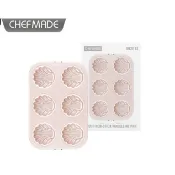 Chefmade學廚 6連杯 不粘 瑪德琳 貝殼蛋糕模 烘焙模具 6連胖貝瑪德蓮模 不沾蛋糕模wk9113 瑪德蓮 烤模