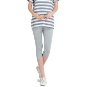【MAGIC WARDROBE 魔櫃】買一送一．孕期七分褲兩件孕期出發．薄款內搭．腹部可調百搭(內搭褲孕婦褲瘦腿褲)