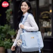 喜挖2店 寵物斜後背包輕奢出行包小型犬狗包成貓外出可攜式單肩包露頭貓包