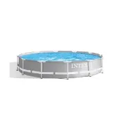 【INTEX】簡易裝圓形框架游泳池366x76cm-6503L-適6歲+(6503L-26710)