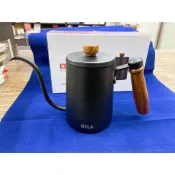 手沖壺  350ml / 600ml 高品質 公司貨 (MILA黑色木柄鶴嘴細口壺) (喬尼亞不鏽鋼木柄細口壺)