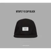 -現貨- WTAPS T-5 CAP BLACK 黑 五分割 231HCDT-HT01S