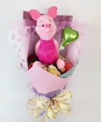 X射線 精緻禮品 小熊維尼 小豬piglet 情人節金莎花束，客製化/玩具總動員/金莎捧花/西洋情人節/花束/畢業花束/畢業典禮/求婚，X射線【Y181455】