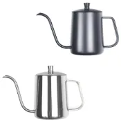 (店+)【MILA】不鏽鋼手沖壺600ml - 銀 、 黑