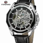 FORSINING 正品 潮流時尚 大錶面多層次鏤空雕刻面盤 自動機機械錶 型男腕錶 【S & C】柒時尚精品